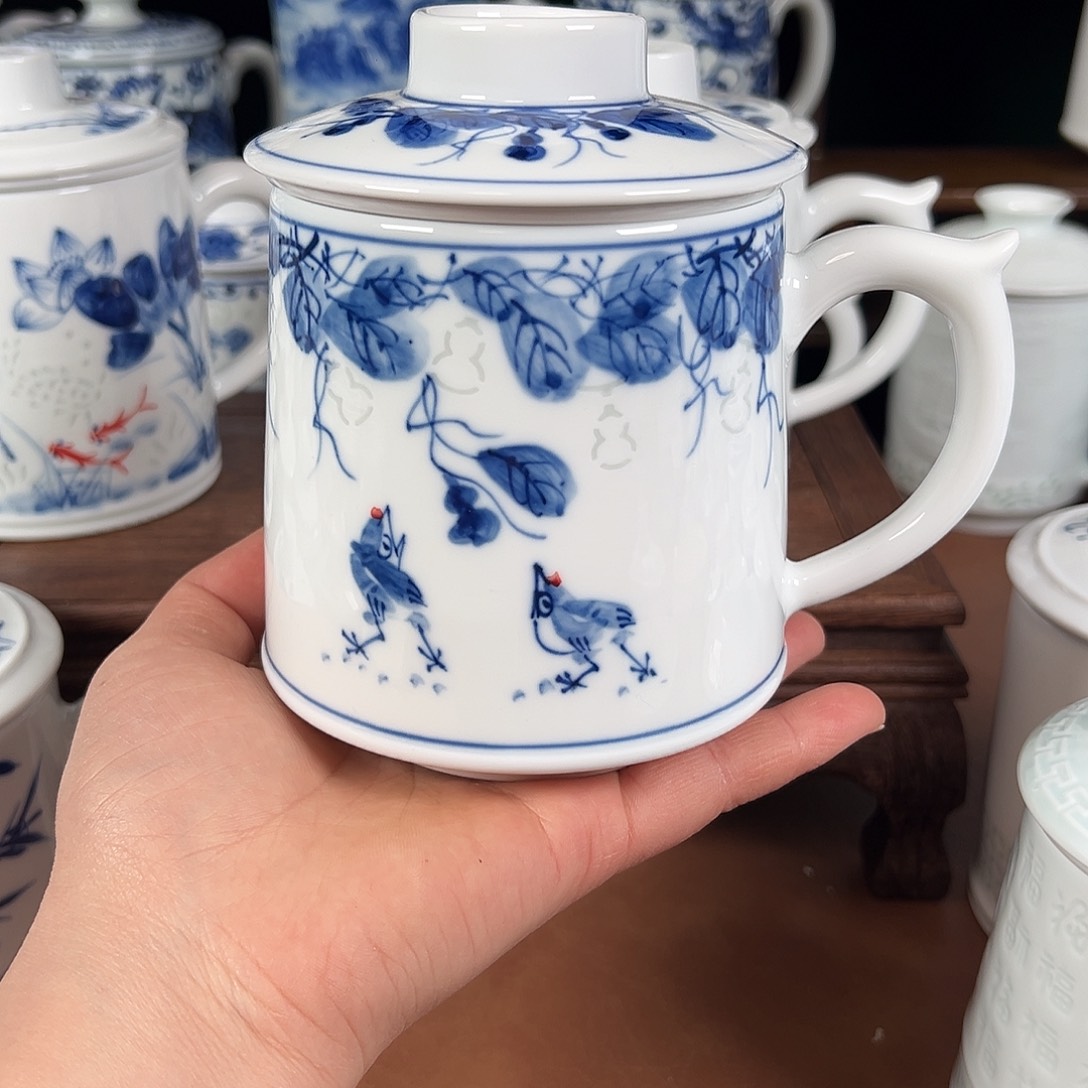 九***九景德镇高温陶瓷办公杯