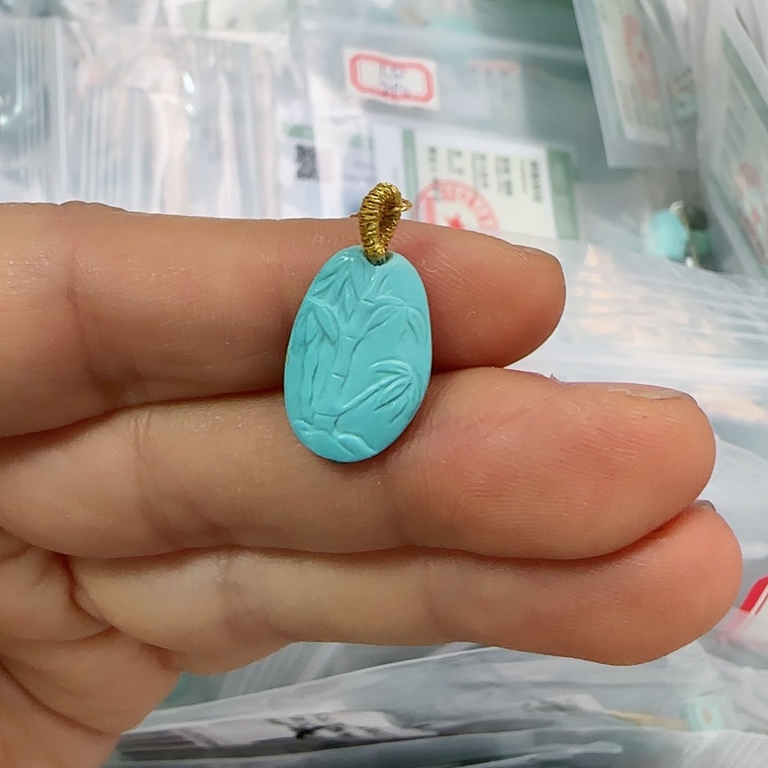 绿松石珠宝半成品未镶嵌