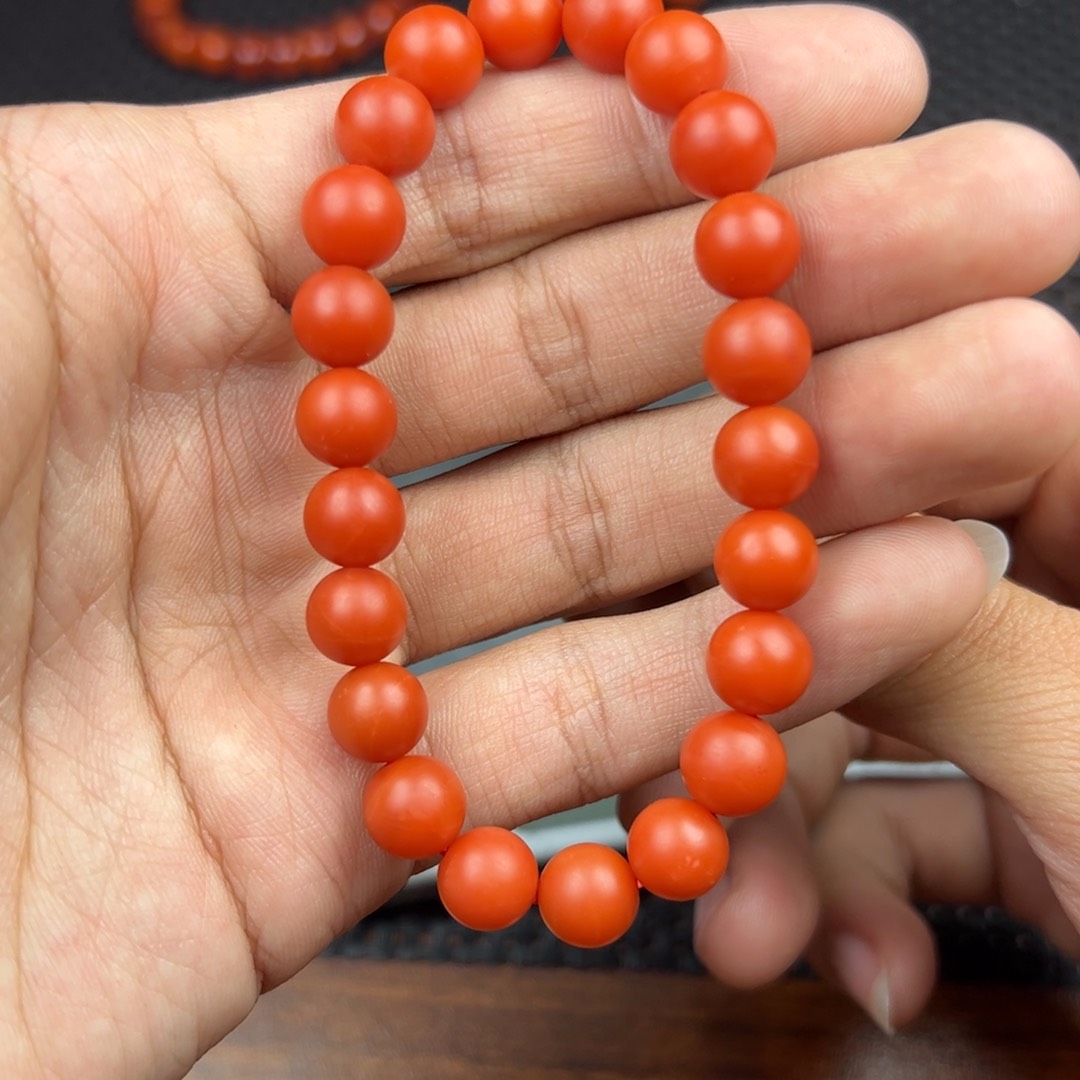 南红玛瑙手链未镶嵌M****