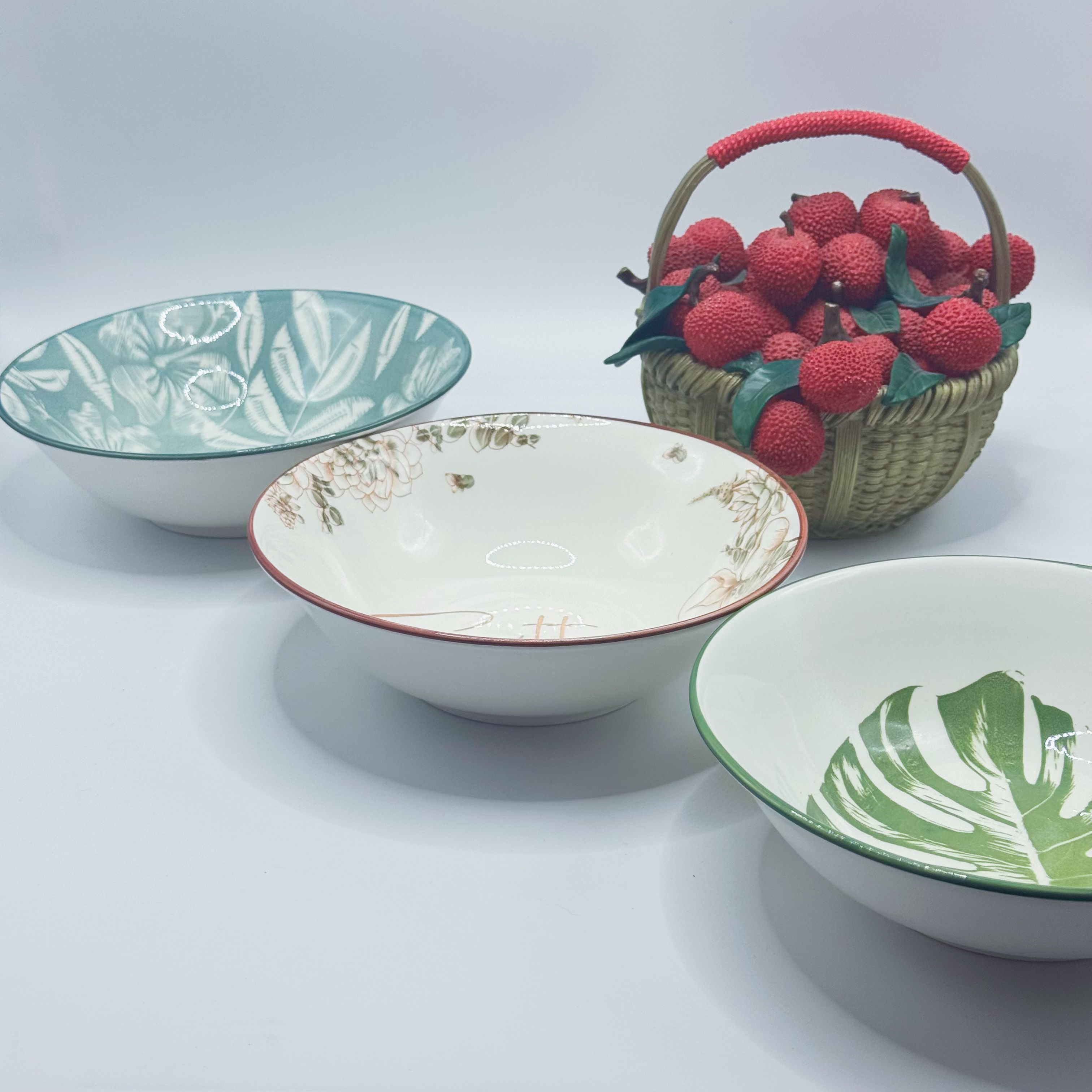 【盛兴源】复古8英寸斗碗家用颜值陶瓷餐具面碗