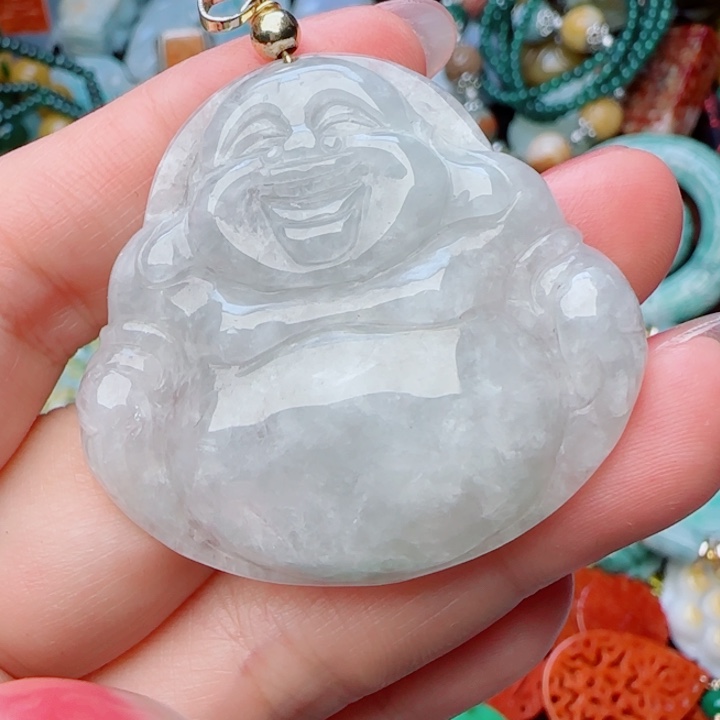 翡翠颈饰未镶嵌繁**锦天然A货