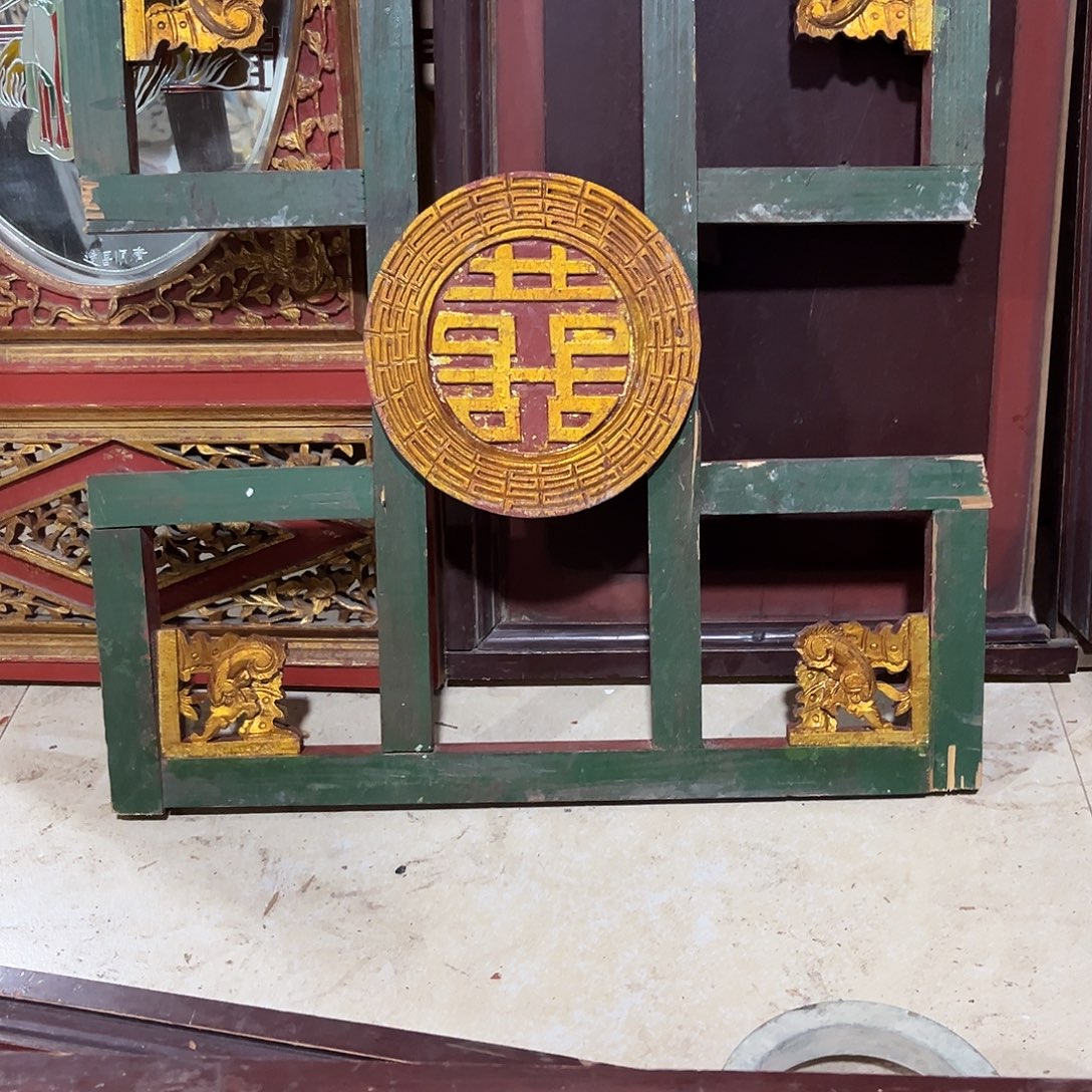 南***店香榧木木雕.花板.家具.古建构件.卡子花.结子