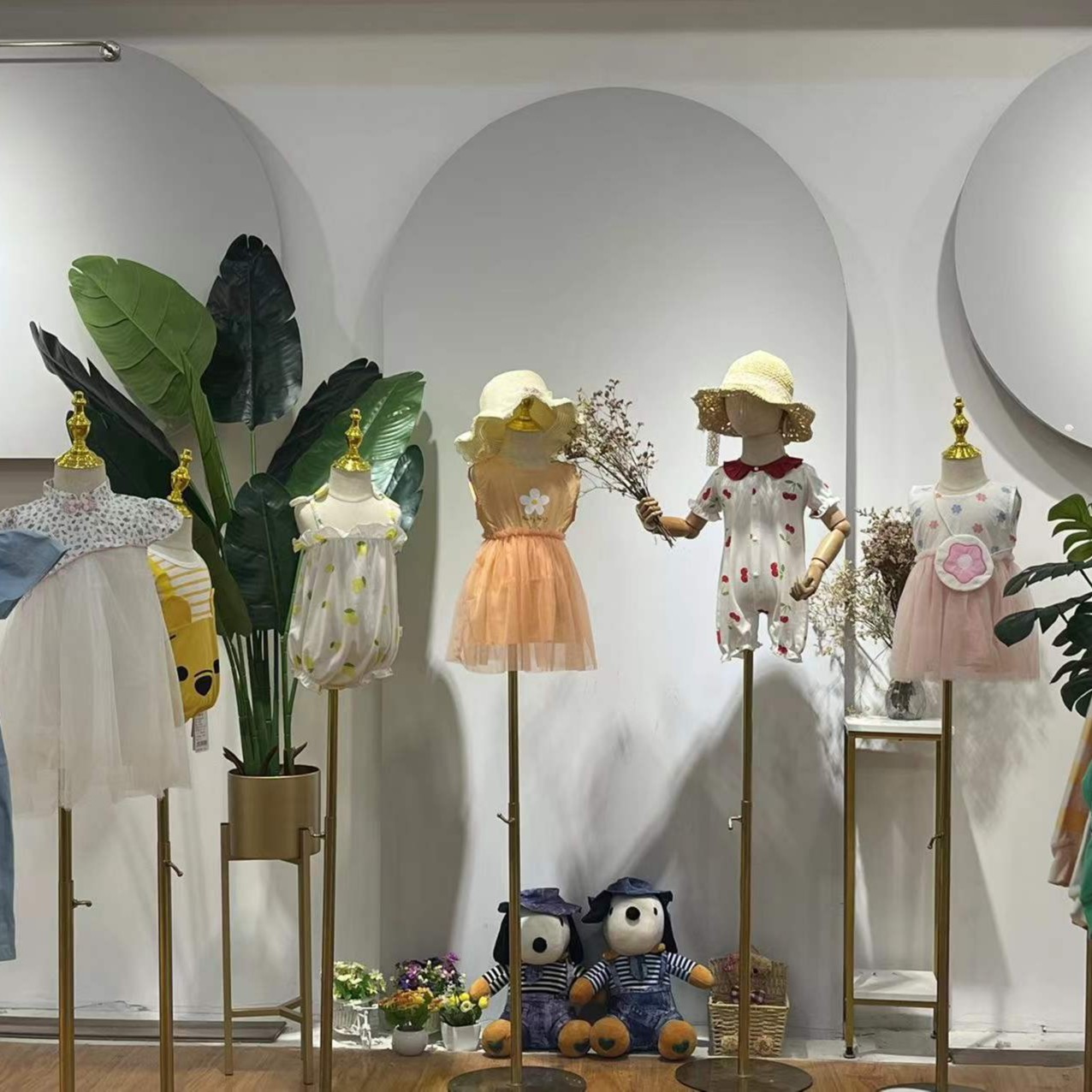 宝宝背心短袖家居服套装小童孤品浮力链接