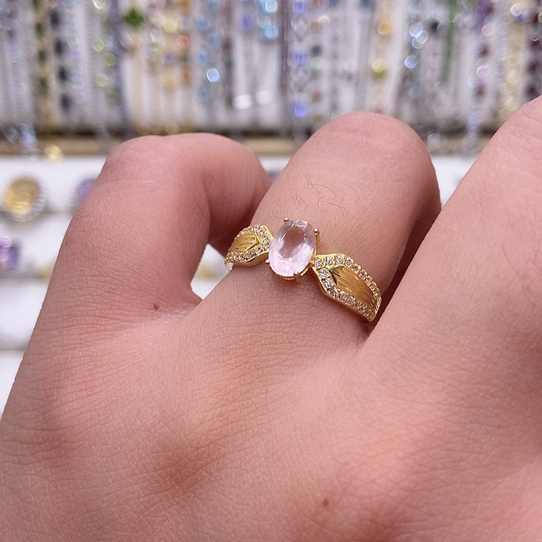 银S925镶嵌水晶戒指