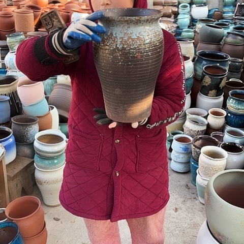 口20高32瑕疵盆子 