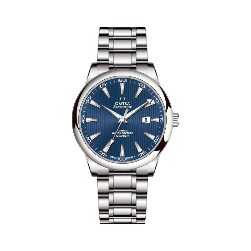 全新未使用//wiilaa海马蓝面/表径41mm/全自动机芯腕表9X