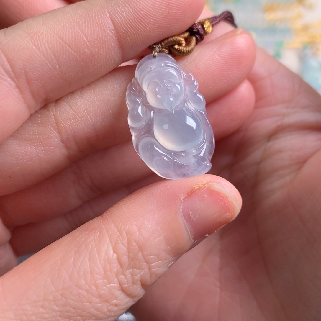 颈饰未镶嵌翡翠吊坠