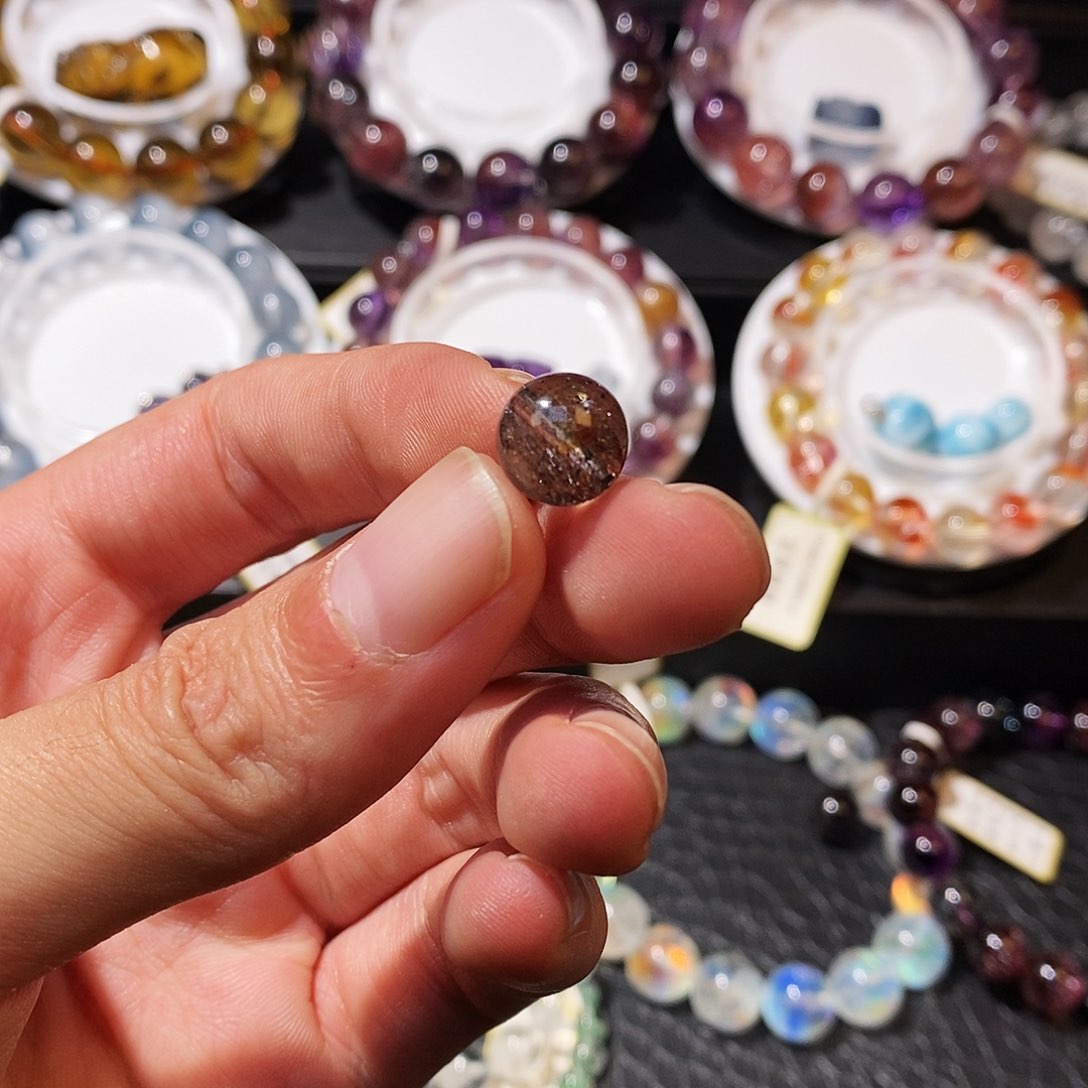 未镶嵌手链水晶月***人