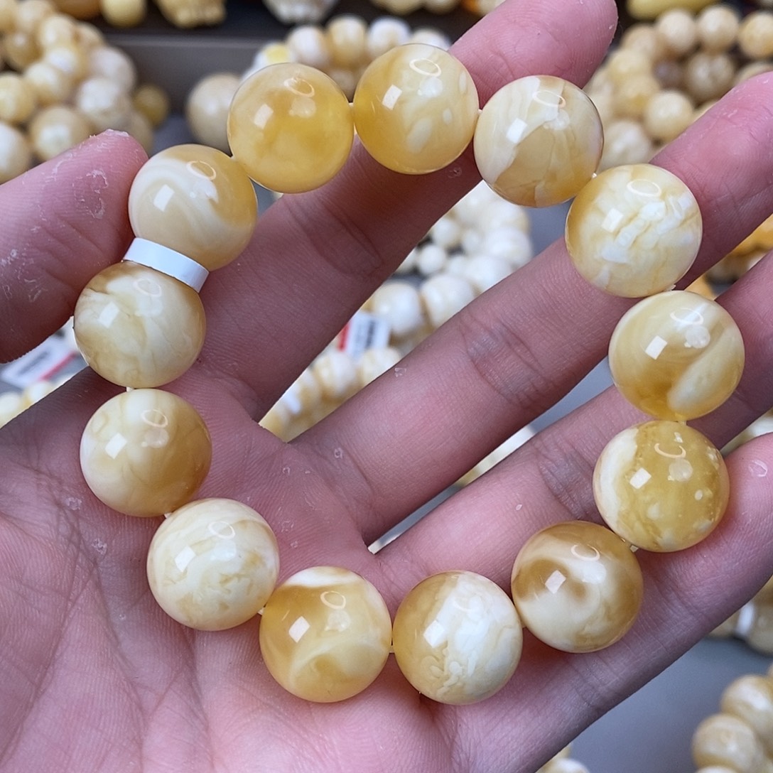 蜜蜡未镶嵌珠宝奇石16mm➕ 33.3g