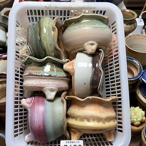紫砂花盆630微瑕品口径7到8左右