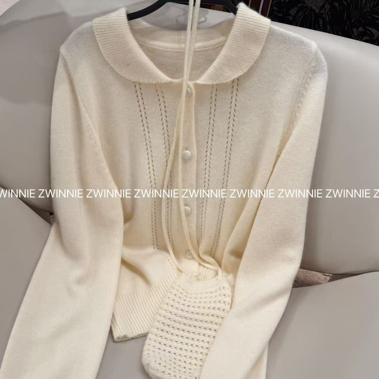 Zwinnie/詹维尼【小包开衫】翻领软糯不扎人秋冬毛衣 XH-WYX202501