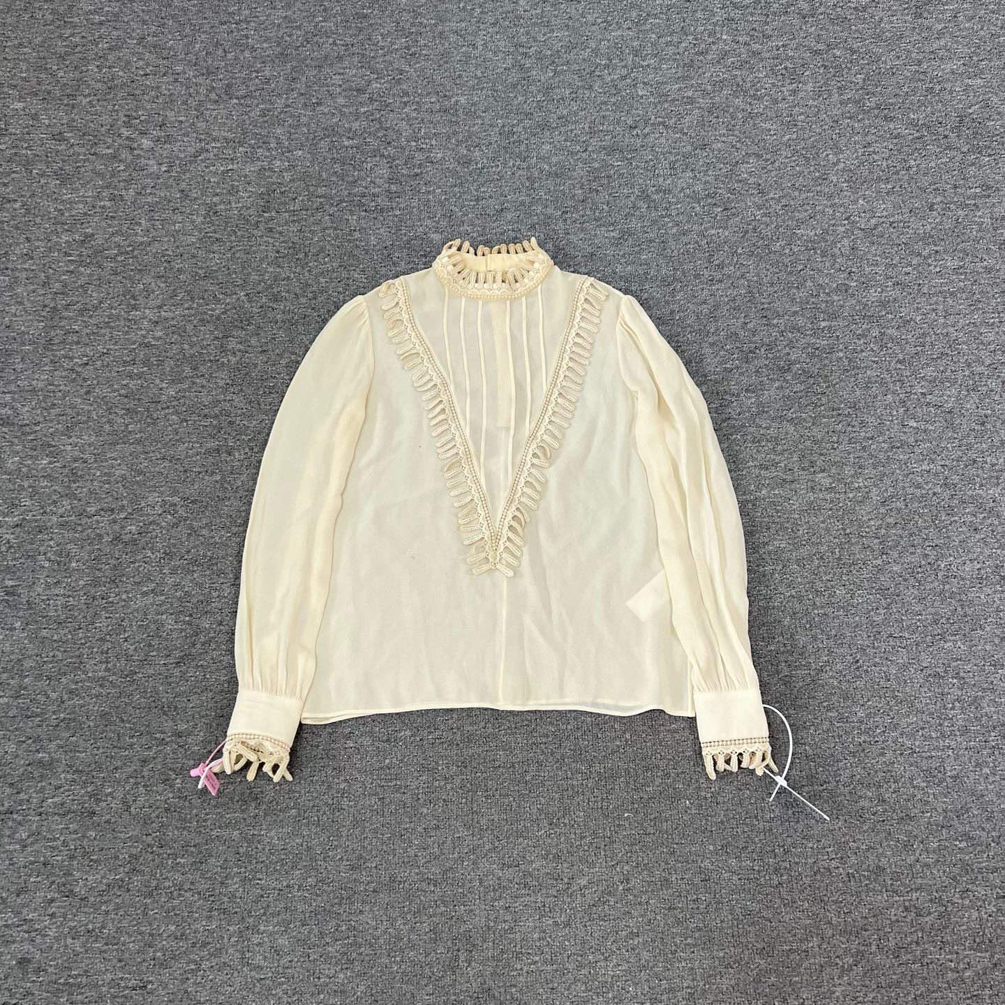 99新 AMIPARIS Celine 雪纺衬衫36码