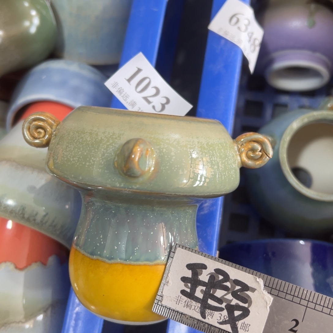 红陶瑕疵景德镇手工花盆