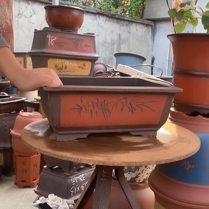 31红马槽花盆紫砂花盆紫砂