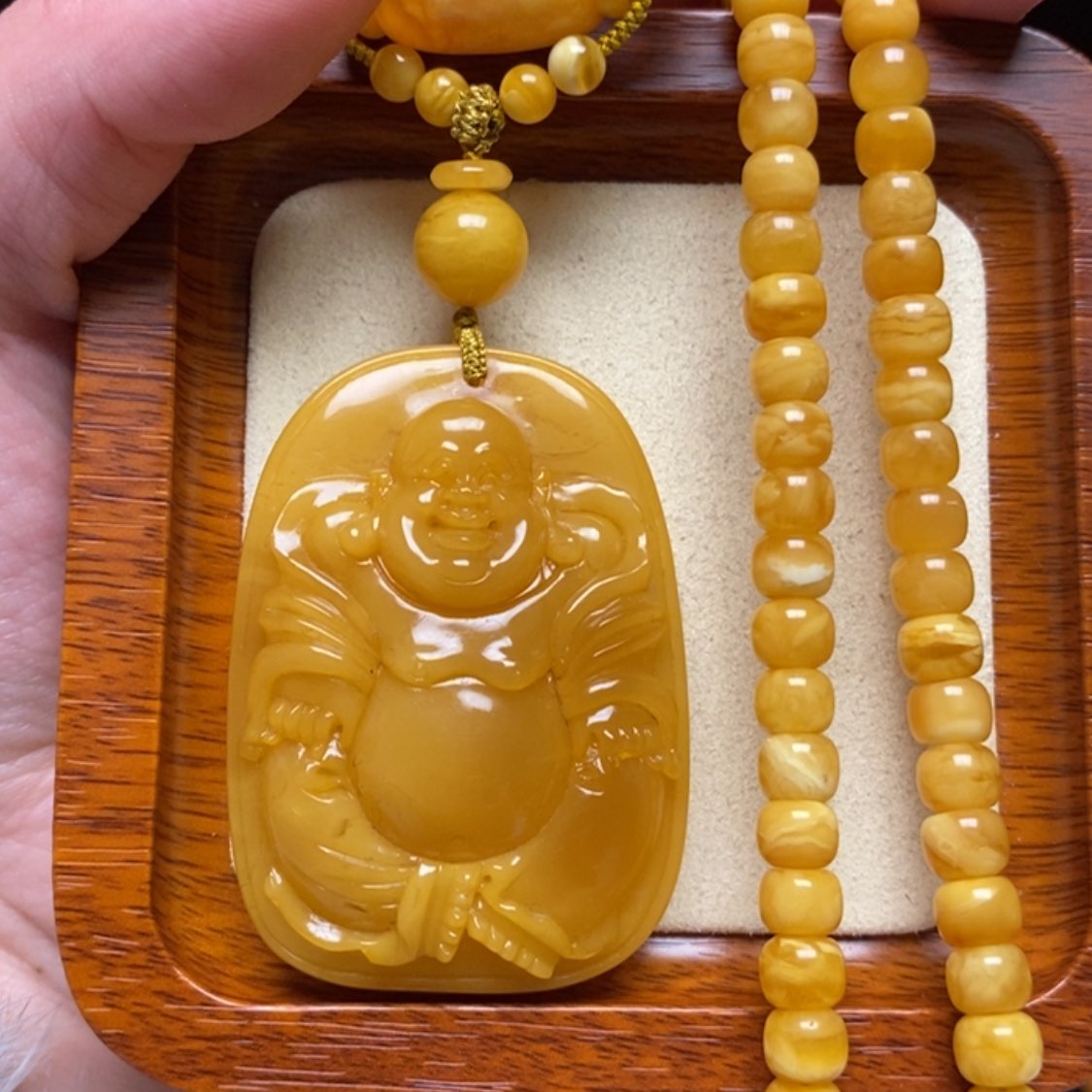 【闪购商品】蜜蜡颈饰未镶嵌项链