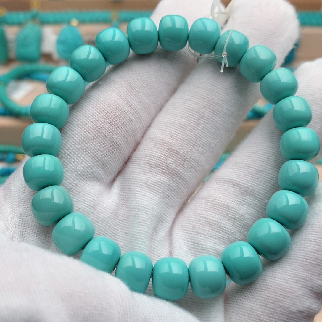 绿松石未镶嵌珠宝奇石9mm