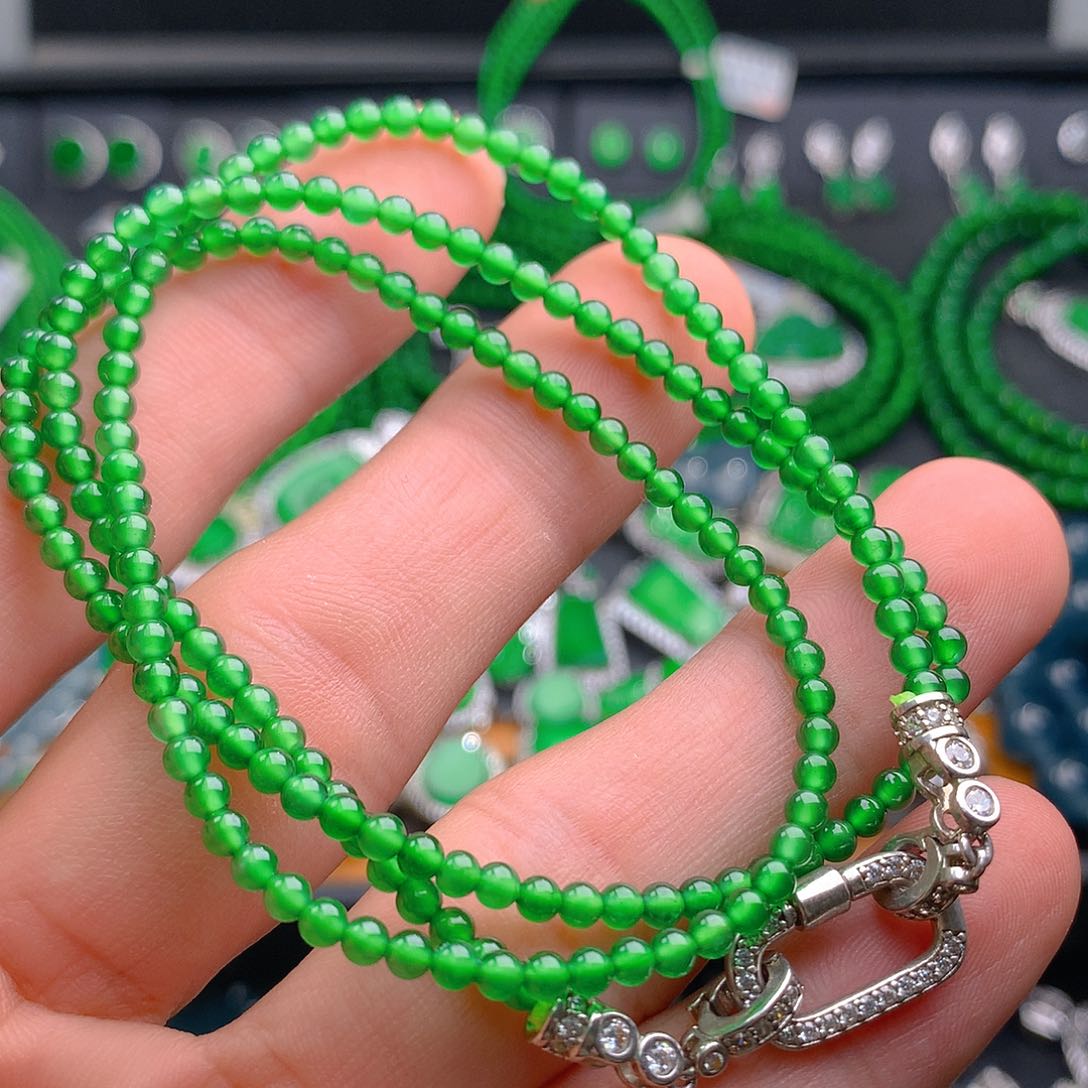 未镶嵌手链翡翠翡翠3.0