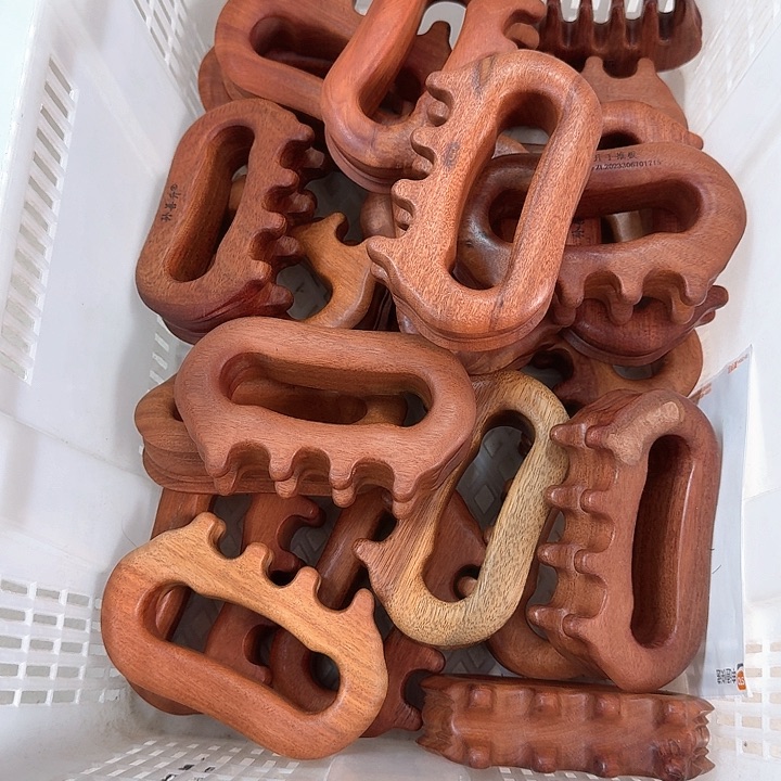 红檀木小号豆豆推板瑕疵