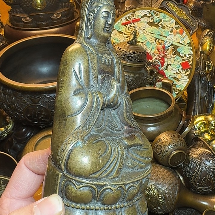 铜器摆件收收藏藏