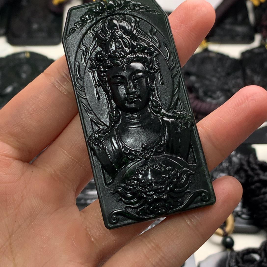 天然a货钢琴黑挂件