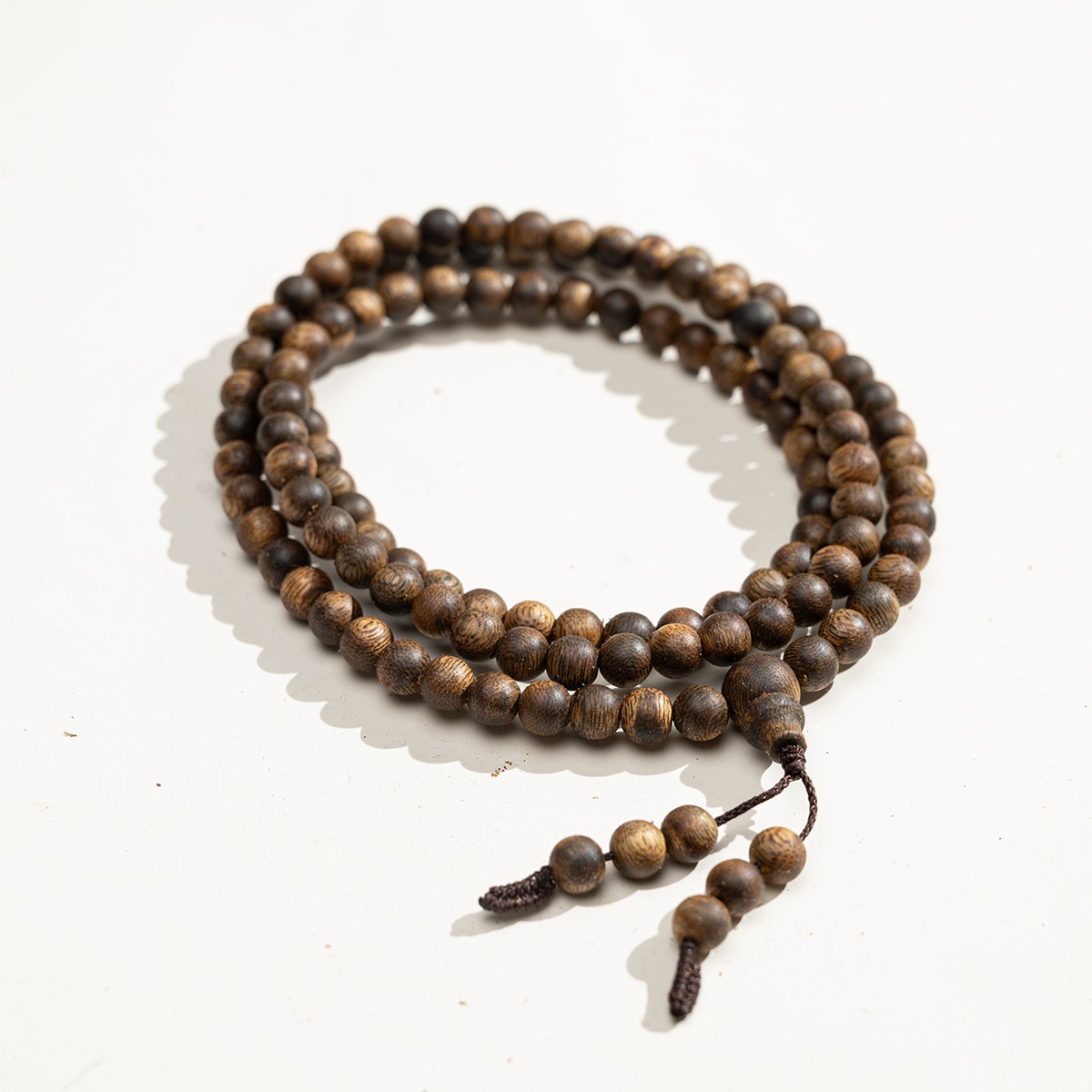 卡6/13克+多圈绿棋楠沉香手串圆珠同规格沉香手串100%真品