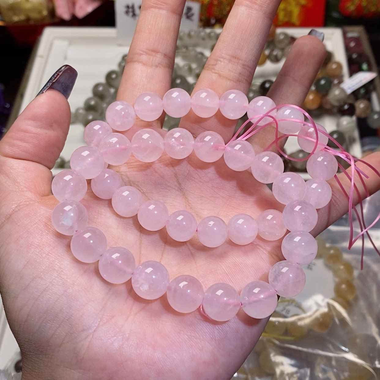 【闪购商品】水晶手链未镶嵌马粉203