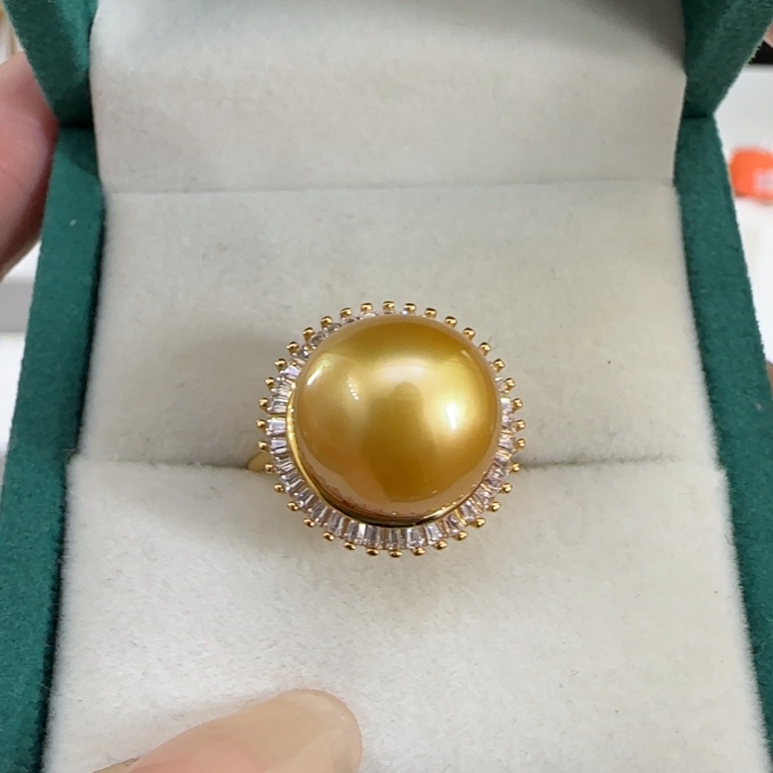 未镶嵌海水珍珠戒指