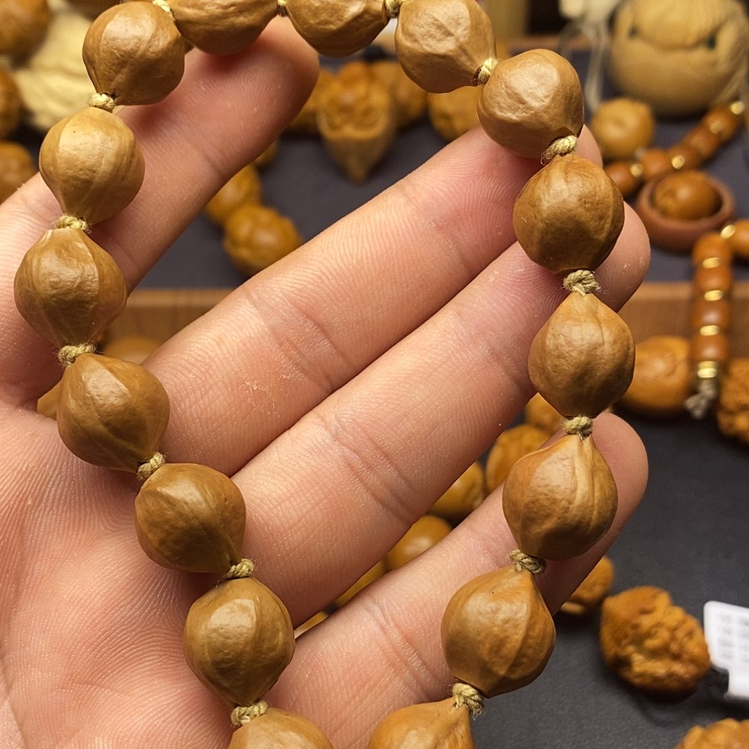 橄榄核手串/手链原皮蒜头
