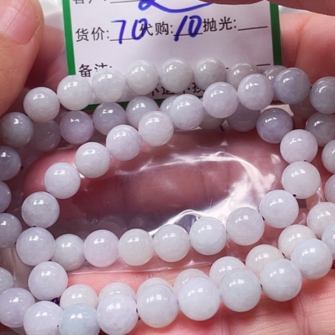 翡翠未镶嵌颈饰夏**风