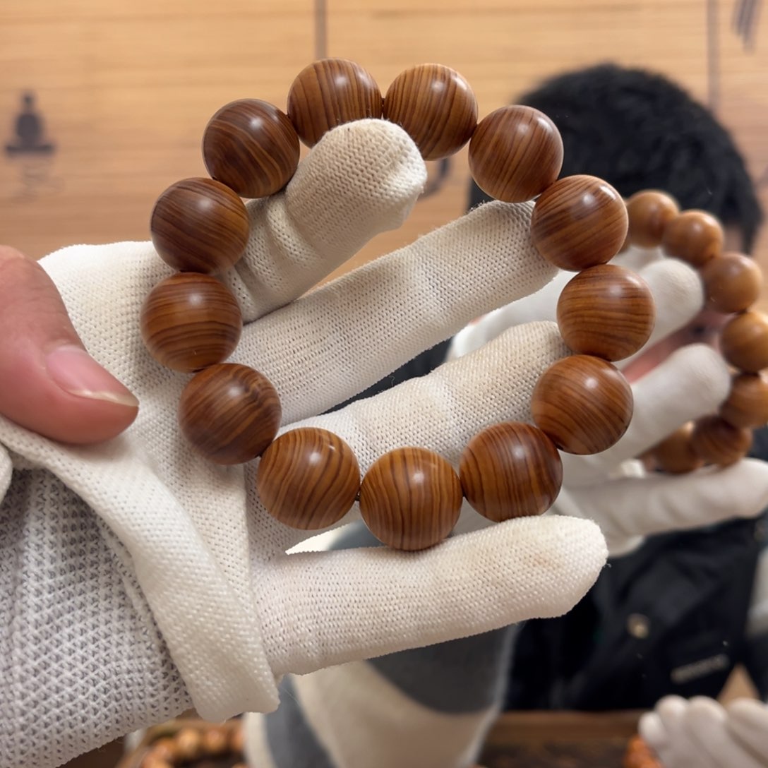柏木（崖柏）手串/手链18黑油顺纹泥膏香料