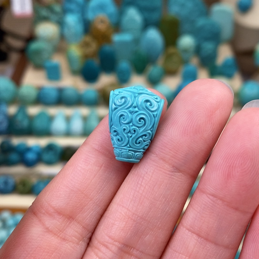 绿松石珠宝奇石未镶嵌