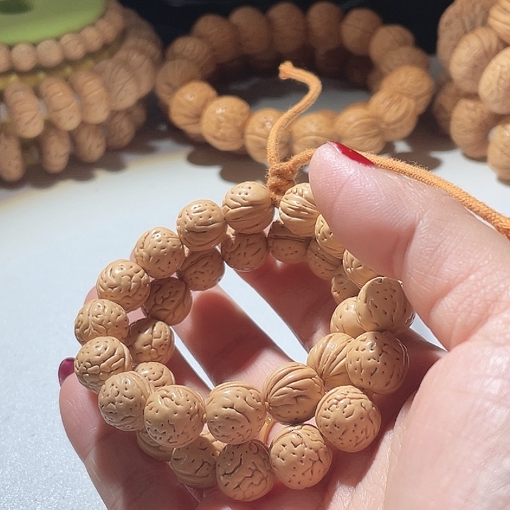 成***见吊坠桃核桃核手串野生26