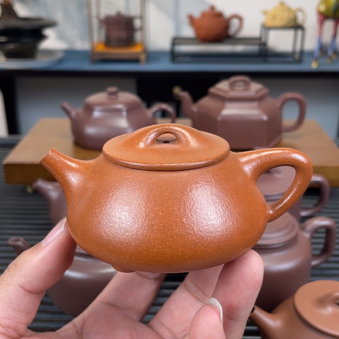 紫砂茶壶黄降坡景舟石瓢130cc