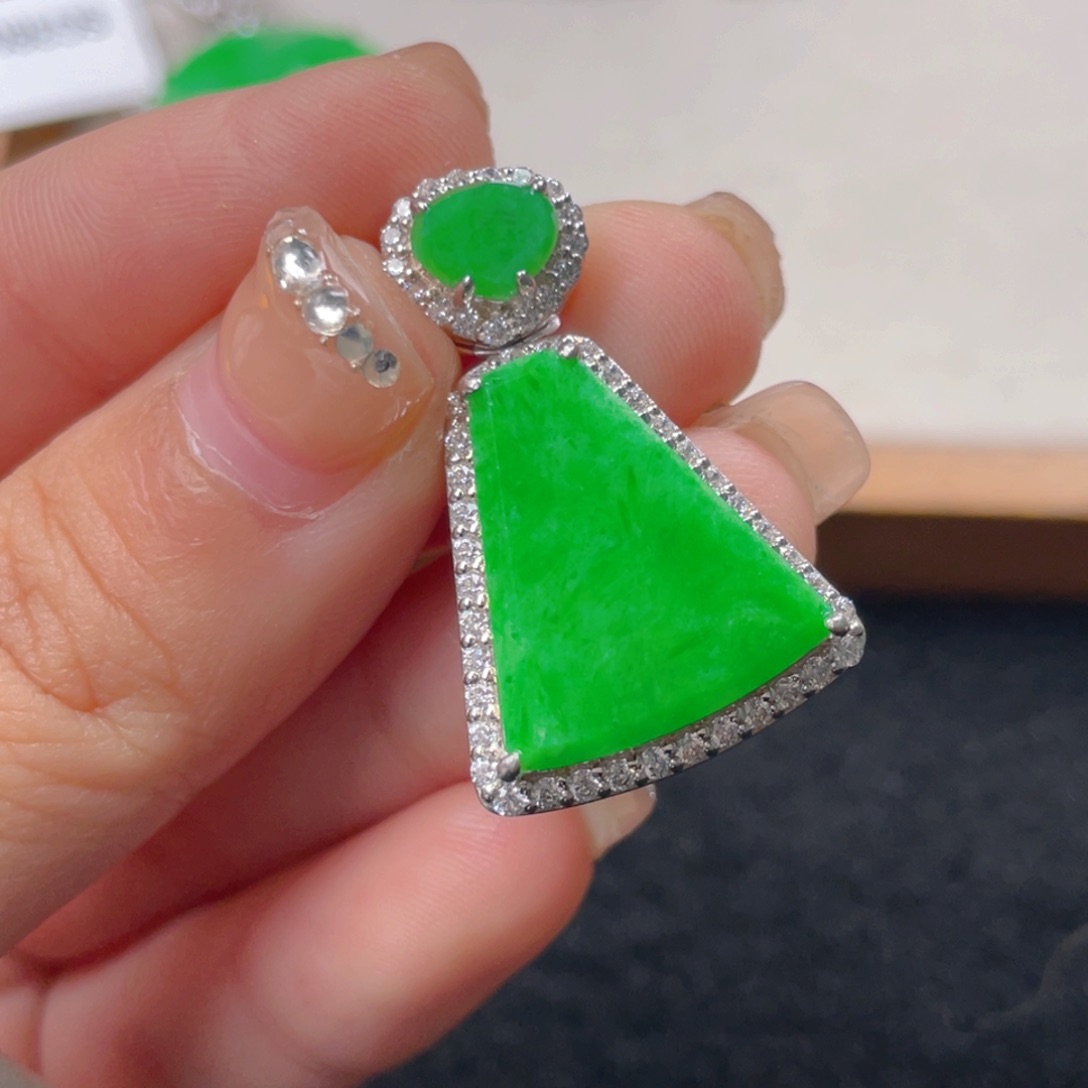 翡翠颈饰银S925镶嵌h h b n