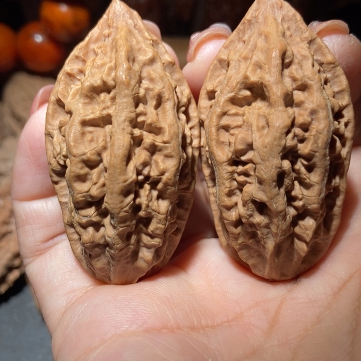 把件文玩核桃东北楸子小雪16