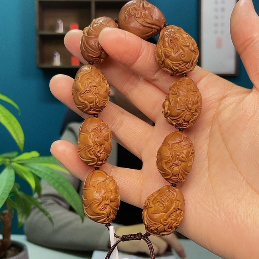 【闪购商品】橄榄核手串/手链荷叶财神6666666666666666