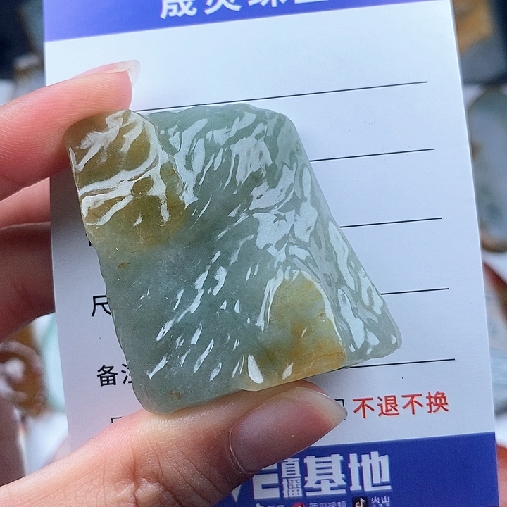 翡翠未镶嵌颈饰天然
