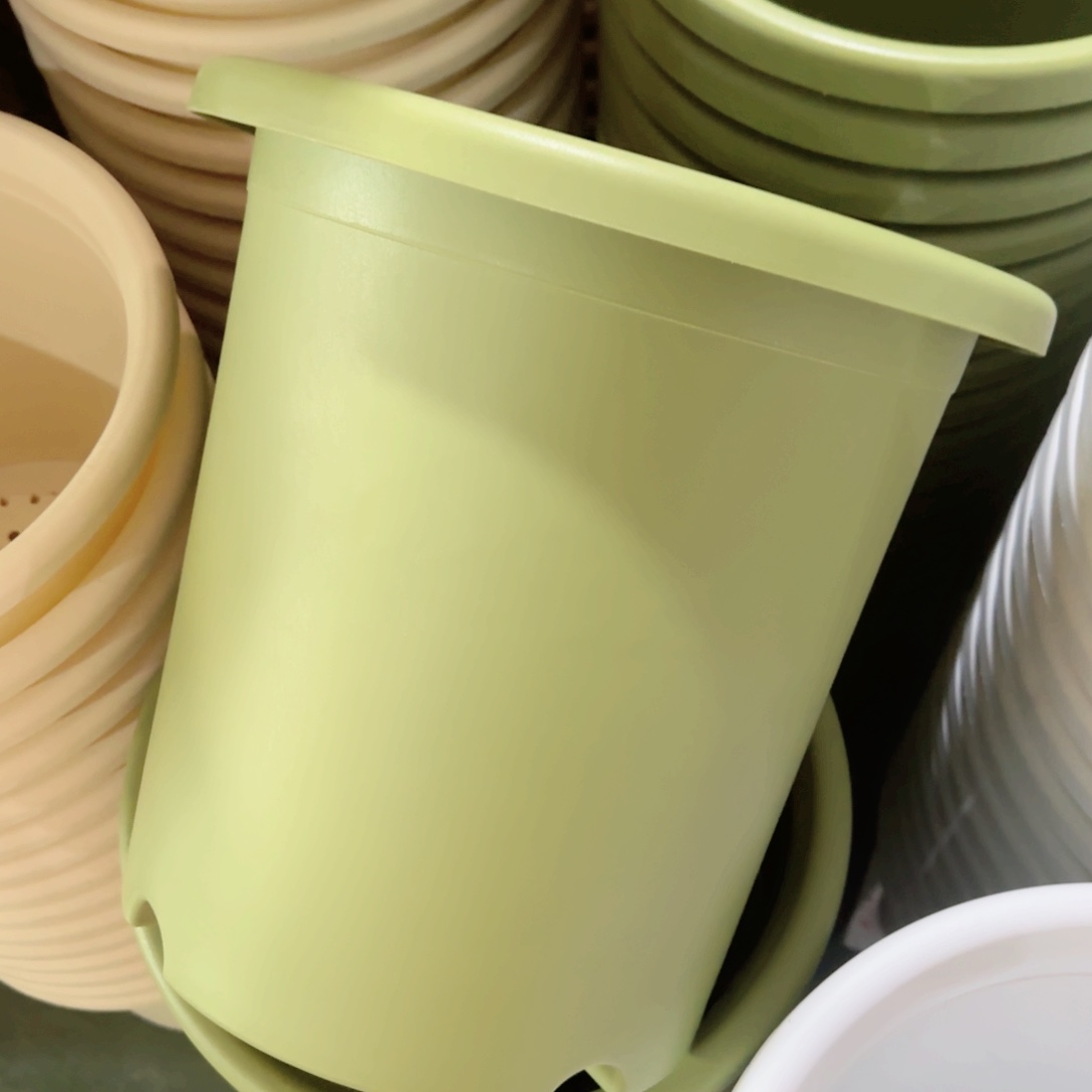 树脂四季盆7#无拖果绿微瑕6