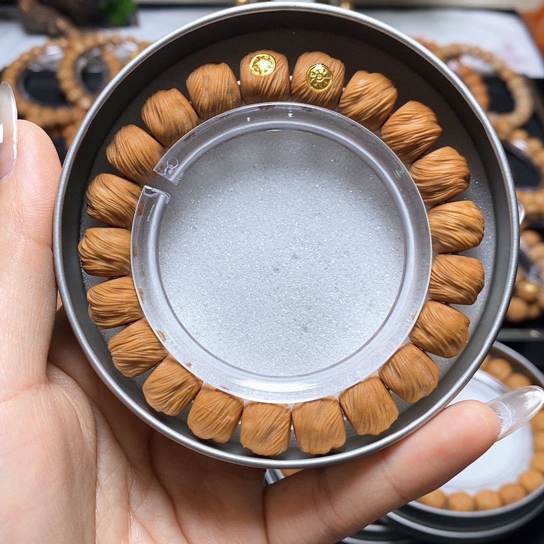 猴头核桃手串双标鬼印无相尺寸11左右全品单号151号