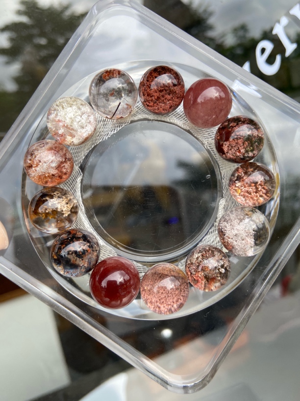 【圆泽水晶】天然水晶直播间定制链接【打孔后NO退NO换】【非定制勿拍】