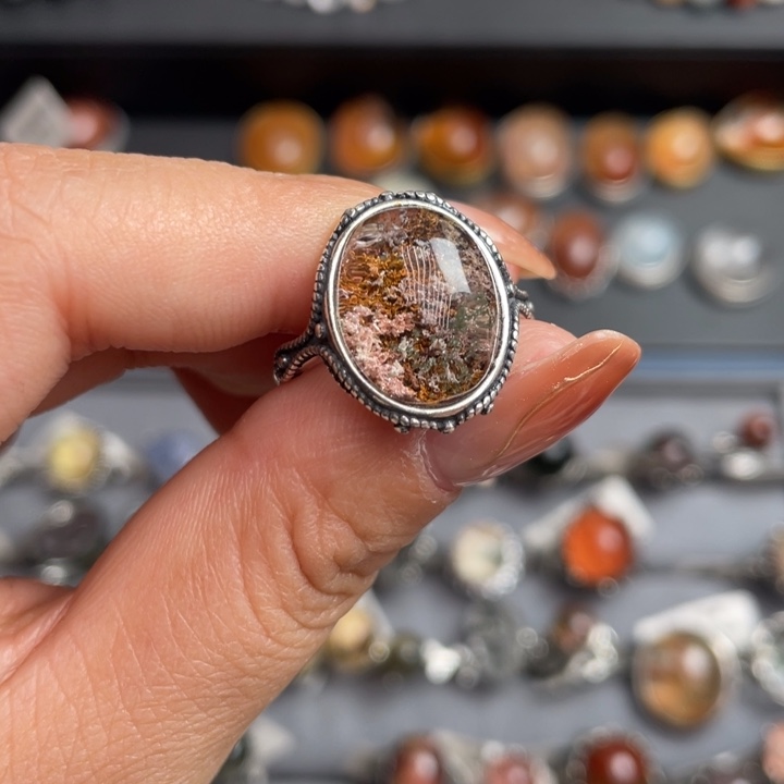 水晶戒指银S925镶嵌1111111