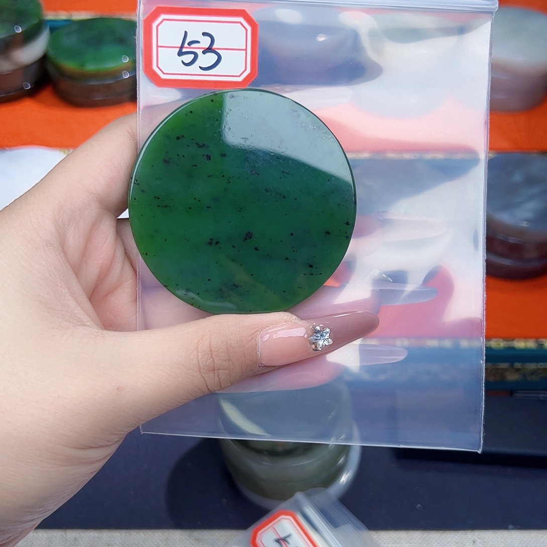 和田玉珠宝半成品未镶嵌