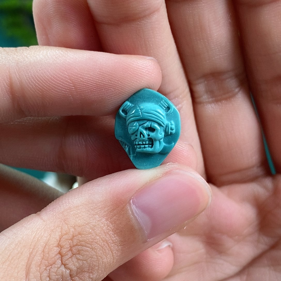 绿松石珠宝奇石未镶嵌