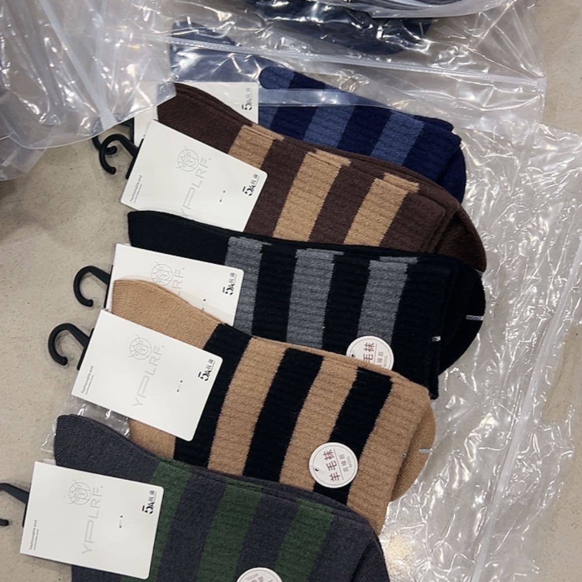 【闪购商品】三醋酯纤维男士羊毛五双
