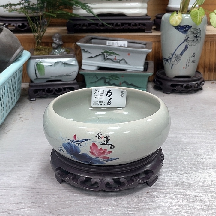 陶瓷佳品精美紫砂花盆陶瓷花盆