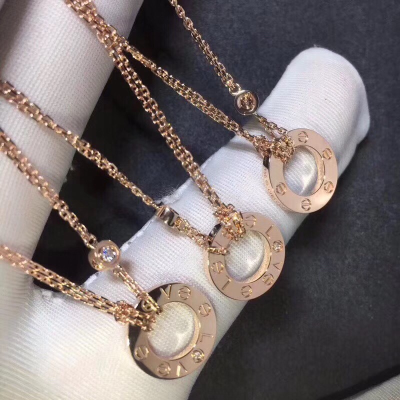 18K金钻石小饼金典款时尚小圆饼双面  多样性发其一