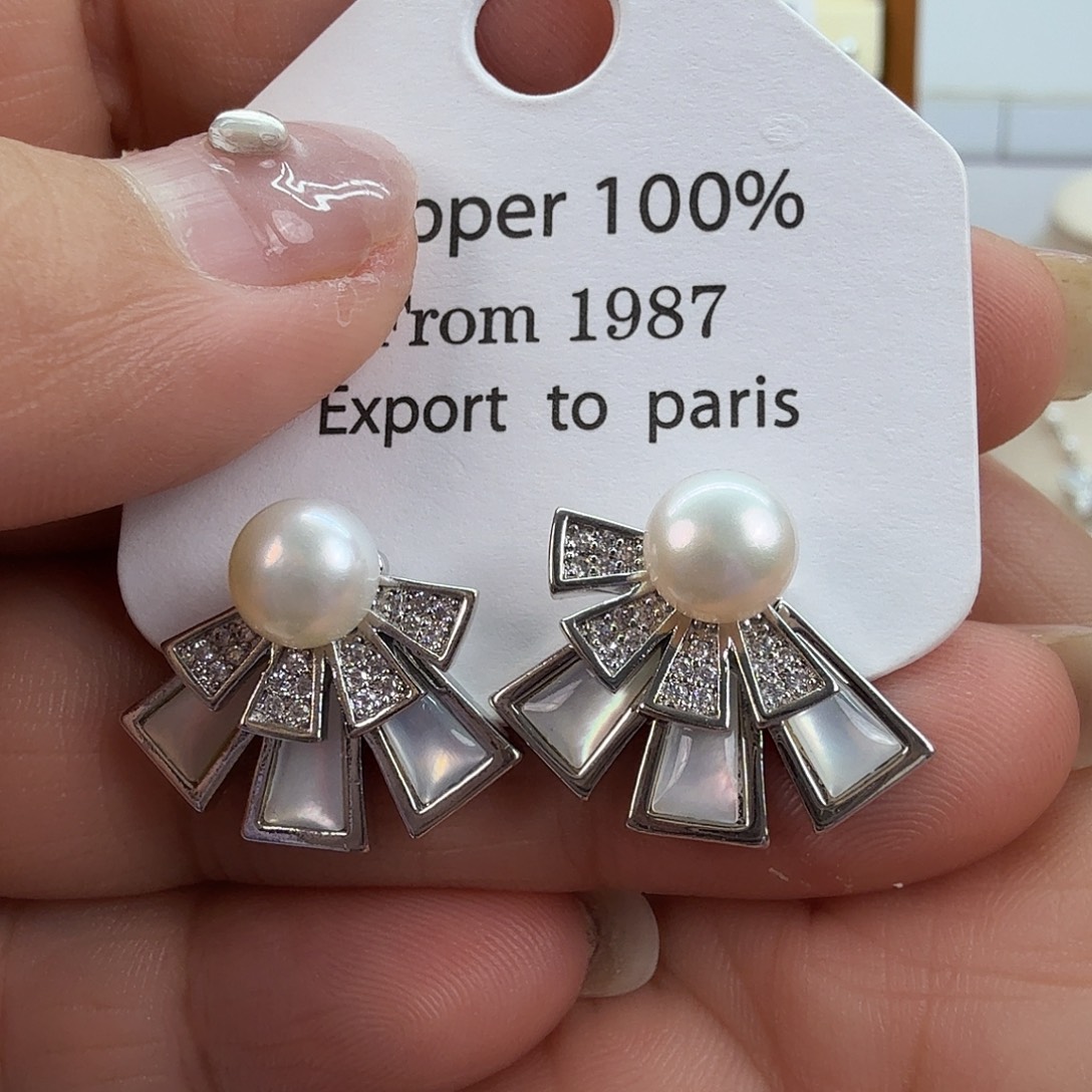 未镶嵌耳饰淡水珍珠