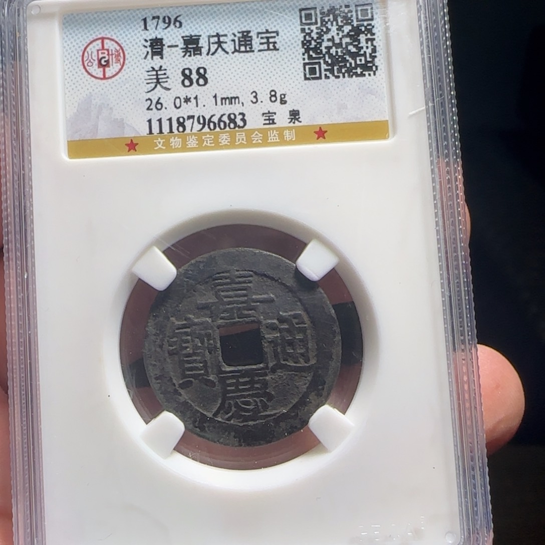 金属XX评级封装盒子币一个