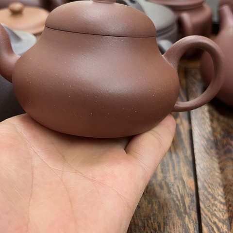 茶壶紫砂湖*底槽清150cc君德