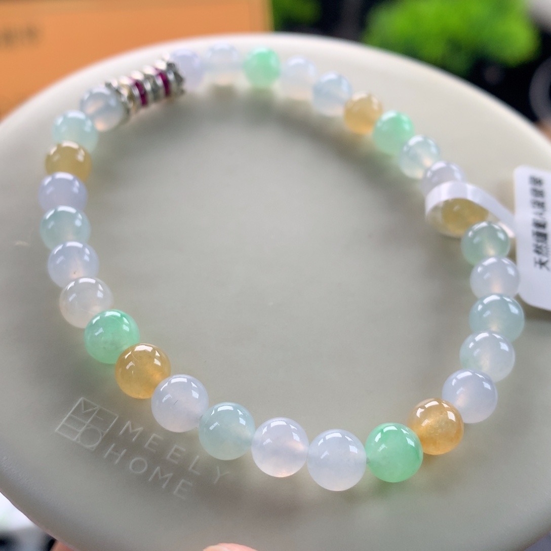 翡翠未镶嵌手链卡6